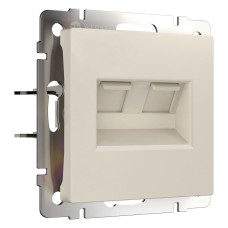Розетка Ethernet RJ-45 без рамки Werkel айвори матовый W1181162