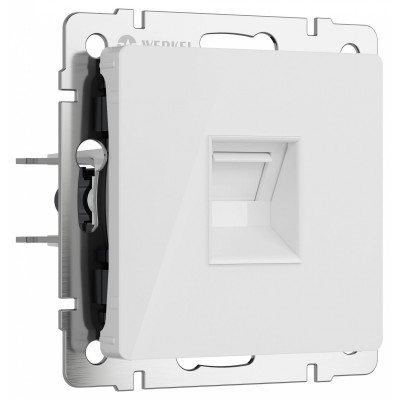Розетка Ethernet RJ-45 без рамки Werkel белый акрил W1181041