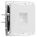 Розетка Ethernet RJ-45 без рамки Werkel белый акрил W1181041