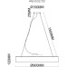 Подвесной светильник Wertmark Edera WE510.02.723