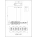 Подвесной светильник Wertmark Nicola WE159.20.323