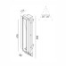 Встраиваемый светильник Wever & Ducre 10181 STRANGE 50 LONG ANODISED
