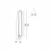Встраиваемый светильник Wever & Ducre 10450 STRIPE 50 ANO silver