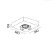 Встраиваемый светильник Wever & Ducre 12811 FLAT AS