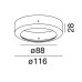 Запчасть Wever & Ducre 12115 CONE CHROME