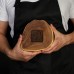Доска деревянная из спила Wild Kitchen, d=160-200 мм, цельный массив кедра