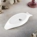 Блюдо фарфоровое для рыбы Wilmax, 22×10,5 см, цвет белый