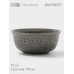 Салатник WY Floral Laceware, 700 мл, d=15 см, фарфор, серая