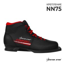 Ботинки лыжные Winter Star comfort, NN75, р. 37, цвет чёрный/красный
