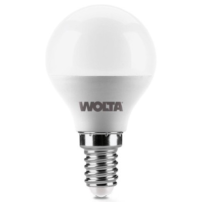 Лампа светодиодная Wolta  E14 7.5Вт 6500K 25W45GL7.5E14