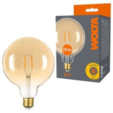 Лампа светодиодная Wolta  E27 10Вт 2400K WF-G125-10W2-4KE27