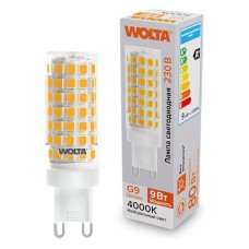 Лампа светодиодная Wolta  G9 9Вт 4000K WSTD-JCD-9W4KG9-C