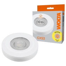 Лампа светодиодная Wolta  GX53 10Вт 3000K WSTD-GX-10W3KGX53-WL
