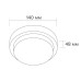 Накладной светильник Wolta LCL04-8W LCL04-8W-R21-4K-SM