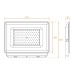 Настенно-потолочный прожектор Wolta WFL-100W WFL-100W/06
