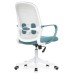  Компьютерное кресло Bust gray / blue / white