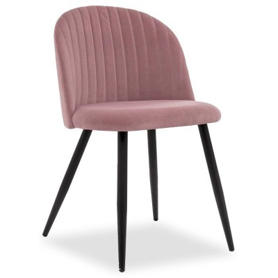   Стул на металлокаркасе Gabi 1 light purple / black
