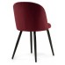  Стул на металлокаркасе Gabi 1 wine red / black