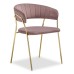  Стул на металлокаркасе Kamelia 1 light purple /gold