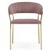  Стул на металлокаркасе Kamelia 1 light purple /gold