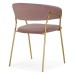  Стул на металлокаркасе Kamelia 1 light purple /gold