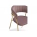  Стул на металлокаркасе Kamelia 1 light purple /gold