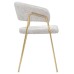  Стул на металлокаркасе Kamelia 1 light gray fabric / gold