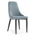   Стул на металлокаркасе Kora light blue / black