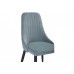   Стул на металлокаркасе Kora light blue / black