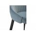   Стул на металлокаркасе Kora light blue / black