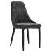  Стул на металлокаркасе Kora dark gray / black