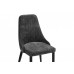  Стул на металлокаркасе Kora dark gray / black