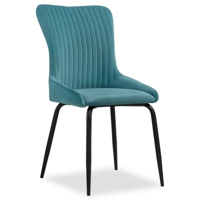  Lado Green/EDC-Y711 sea wave fabric (CD821-63)/black legs Стул (Товар 1)