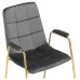  LANA DARK GREY/KSD-2303C GOLD FRAME+DARK GREY VELOUR (G062-40) Стул (Товар 1)
