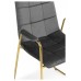  LANA DARK GREY/KSD-2303C GOLD FRAME+DARK GREY VELOUR (G062-40) Стул (Товар 1)