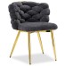  Rendi Gray-blue/EDC-BZ13 gray-blue fabric (EBZ-010)/golden legs Стул (Товар 1)