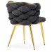  Rendi Gray-blue/EDC-BZ13 gray-blue fabric (EBZ-010)/golden legs Стул (Товар 1)