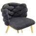  Rendi Gray-blue/EDC-BZ13 gray-blue fabric (EBZ-010)/golden legs Стул (Товар 1)