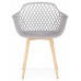  Rikon Gray/EDC-121-3 gray plastic/wood metal legs Стул (Товар 1)