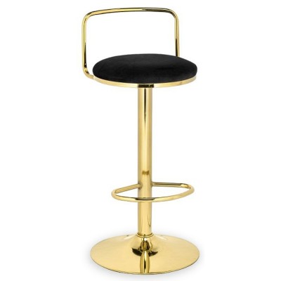  Полубарный стул Lusia black / gold