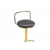  Полубарный стул Lusia dark gray / gold