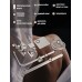 Душевая система ZEIN Z1009, смеситель, тропическая и ручная лейка, нержавеющая сталь, сатин