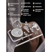 Душевая система ZEIN Z1012, смеситель, тропическая и ручная лейка, латунь, белый/хром