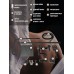 Душевая система ZEIN ZS-65BL, смеситель, троп. и ручная лейка квадрат, нерж. сталь, черный