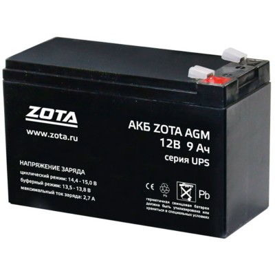 Батарея аккумуляторная ZOTA GEL100-12
