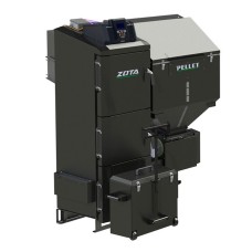 Котел пеллетный ZOTA Pellet Black 65 кВт 2R-500 комплект (корпус + мех. подачи + горелка + бункер)