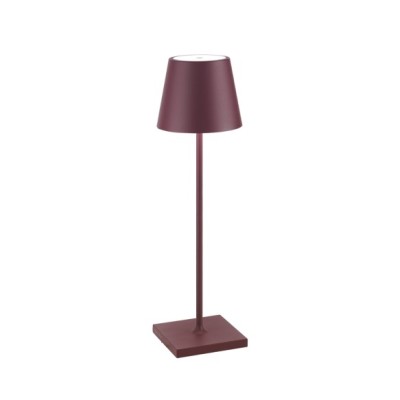 Настольная лампа Zafferano Poldina Burgundy
