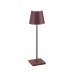 Настольная лампа Zafferano Poldina Burgundy