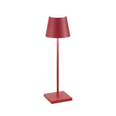 Настольная лампа Zafferano Poldina Red