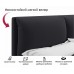  Мягкая кровать Vita 1600 темная с подъемным механизмом
